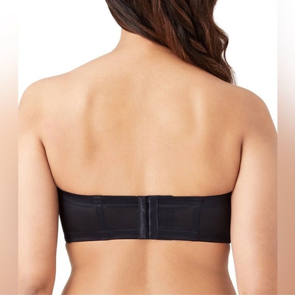 Wacoal Red Carpet Strapless Multi-way Convertible Underwire Bra 854119 Black 34C - Picture 3 of 11